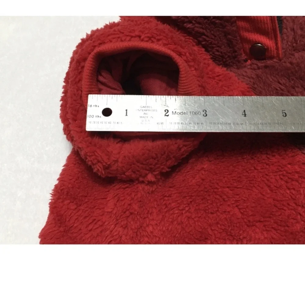 Frisco Pet Apparel XL Dog Burgundy Red Fleece Pullover Hoodie